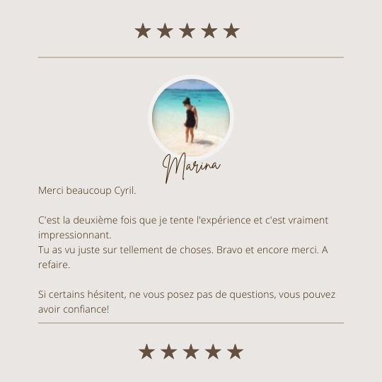 Avis Client - Cyril Voyance - Marina