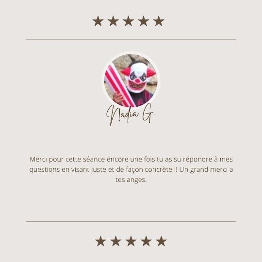 Avis Client - Cyril Voyance - Nadia G